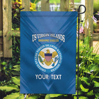 Custom US Virgin Islands Soccer Garden Flag Go Dashing Eagles Sporty Style - Wonder Print Shop