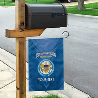 Custom US Virgin Islands Soccer Garden Flag Go Dashing Eagles Sporty Style - Wonder Print Shop