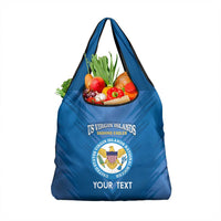 Custom US Virgin Islands Soccer Grocery Bag Go Dashing Eagles Sporty Style