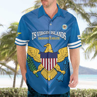 Custom US Virgin Islands Soccer Hawaiian Shirt Go Dashing Eagles Sporty Style - Wonder Print Shop