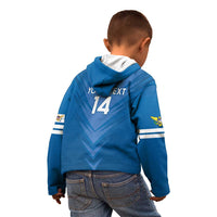 Custom US Virgin Islands Soccer Kid Hoodie Go Dashing Eagles Sporty Style - Wonder Print Shop