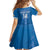 Custom US Virgin Islands Soccer Kid Short Sleeve Dress Go Dashing Eagles Sporty Style - Wonder Print Shop