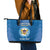 Custom US Virgin Islands Soccer Leather Tote Bag Go Dashing Eagles Sporty Style