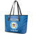 Custom US Virgin Islands Soccer Leather Tote Bag Go Dashing Eagles Sporty Style