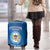 Custom US Virgin Islands Soccer Luggage Cover Go Dashing Eagles Sporty Style - Wonder Print Shop