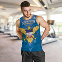 Custom US Virgin Islands Soccer Men Tank Top Go Dashing Eagles Sporty Style - Wonder Print Shop