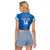 Custom US Virgin Islands Soccer Raglan Cropped T Shirt Go Dashing Eagles Sporty Style - Wonder Print Shop