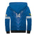 Custom US Virgin Islands Soccer Sherpa Hoodie Go Dashing Eagles Sporty Style - Wonder Print Shop