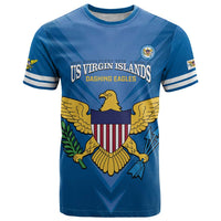 Custom US Virgin Islands Soccer T Shirt Go Dashing Eagles Sporty Style - Wonder Print Shop