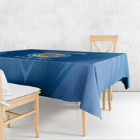 Custom US Virgin Islands Soccer Tablecloth Go Dashing Eagles Sporty Style - Wonder Print Shop