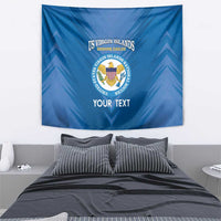 Custom US Virgin Islands Soccer Tapestry Go Dashing Eagles Sporty Style - Wonder Print Shop