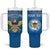 Custom US Virgin Islands Soccer Tumbler With Handle Go Dashing Eagles Sporty Style - Wonder Print Shop