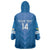 Custom US Virgin Islands Soccer Wearable Blanket Hoodie Go Dashing Eagles Sporty Style - Wonder Print Shop