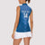 Custom US Virgin Islands Soccer Women Sleeveless Polo Shirt Go Dashing Eagles Sporty Style - Wonder Print Shop
