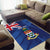 Personalised Cayman Islands Area Rug Coat Of Arms Grunge Style - Wonder Print Shop