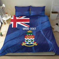 Personalised Cayman Islands Bedding Set Coat Of Arms Grunge Style - Wonder Print Shop