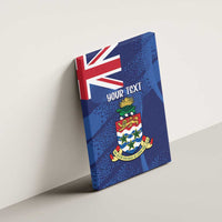 Personalised Cayman Islands Canvas Wall Art Coat Of Arms Grunge Style - Wonder Print Shop