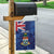Personalised Cayman Islands Garden Flag Coat Of Arms Grunge Style - Wonder Print Shop