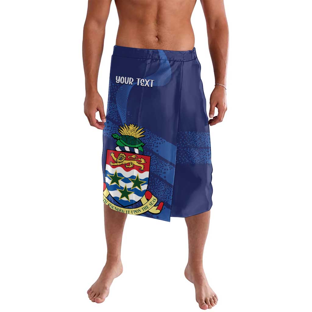Personalised Cayman Islands Lavalava Coat Of Arms Grunge Style - Wonder Print Shop