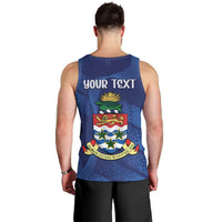 Personalised Cayman Islands Men Tank Top Coat Of Arms Grunge Style - Wonder Print Shop