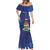 Personalised Cayman Islands Mermaid Dress Coat Of Arms Grunge Style - Wonder Print Shop