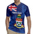 Personalised Cayman Islands Rugby Jersey Coat Of Arms Grunge Style - Wonder Print Shop