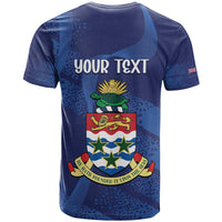 Personalised Cayman Islands T Shirt Coat Of Arms Grunge Style - Wonder Print Shop