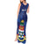 Personalised Cayman Islands Tank Maxi Dress Coat Of Arms Grunge Style - Wonder Print Shop