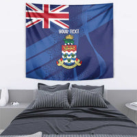 Personalised Cayman Islands Tapestry Coat Of Arms Grunge Style - Wonder Print Shop
