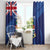 Personalised Cayman Islands Window Curtain Coat Of Arms Grunge Style - Wonder Print Shop