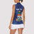 Personalised Cayman Islands Women Sleeveless Polo Shirt Coat Of Arms Grunge Style - Wonder Print Shop