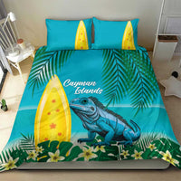 Blue Iguana Cayman Islands Bedding Set Turquoise Tropical Vibes - Wonder Print Shop