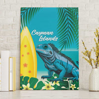 Blue Iguana Cayman Islands Canvas Wall Art Turquoise Tropical Vibes - Wonder Print Shop