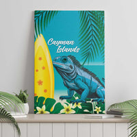 Blue Iguana Cayman Islands Canvas Wall Art Turquoise Tropical Vibes - Wonder Print Shop