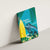 Blue Iguana Cayman Islands Canvas Wall Art Turquoise Tropical Vibes - Wonder Print Shop