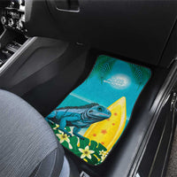 Blue Iguana Cayman Islands Car Mats Turquoise Tropical Vibes - Wonder Print Shop