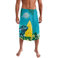 Blue Iguana Cayman Islands Lavalava Turquoise Tropical Vibes - Wonder Print Shop