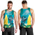 Blue Iguana Cayman Islands Men Tank Top Turquoise Tropical Vibes - Wonder Print Shop