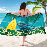 Blue Iguana Cayman Islands Sarong Turquoise Tropical Vibes - Wonder Print Shop