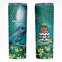Blue Iguana Cayman Islands Skinny Tumbler Turquoise Tropical Vibes - Wonder Print Shop