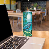 Blue Iguana Cayman Islands Skinny Tumbler Turquoise Tropical Vibes - Wonder Print Shop