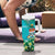 Blue Iguana Cayman Islands Tumbler With Handle Turquoise Tropical Vibes - Wonder Print Shop