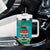 Blue Iguana Cayman Islands Tumbler With Handle Turquoise Tropical Vibes - Wonder Print Shop