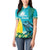 Blue Iguana Cayman Islands Women Polo Shirt Turquoise Tropical Vibes - Wonder Print Shop