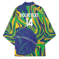 Brazil Football Custom Kimono 2026 Vamos Brasil Marble Pattern - Wonder Print Shop