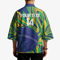 Brazil Football Custom Kimono 2026 Vamos Brasil Marble Pattern - Wonder Print Shop