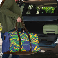 Brazil Football Travel Bag 2026 Vamos Brasil Marble Pattern - Wonder Print Shop