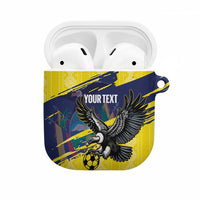Ecuador Football Custom AirPods Case 2026 Vamos La Tri Yellow South America Pattern - Wonder Print Shop