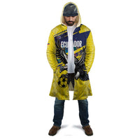Ecuador Football Custom Cloak 2026 Vamos La Tri Yellow South America Pattern - Wonder Print Shop