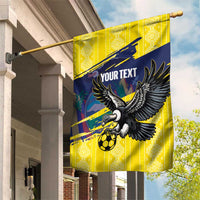 Ecuador Football Custom Garden Flag 2026 Vamos La Tri Yellow South America Pattern - Wonder Print Shop